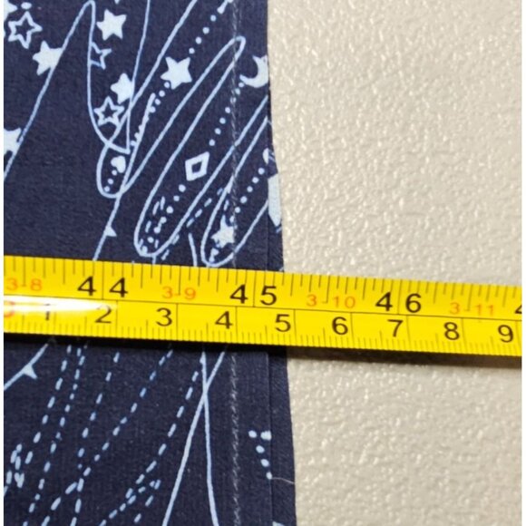 Zakee Shariff Womens 12 Silk Henna Hands Puff Sleeve Midi Dress - Picture 15 of 16